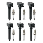 UF648 6 Ignition Coils + 6 Spark Plugs Fit for 3.6L Chrysler Dodge Charger Jeep