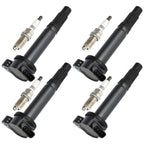 UF487 Pack of 4 Ignition Coil&Spark Plug for Camry Rav4 Avalon Lexus RX350 ES350