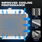 3 Row Aluminum Radiator For 68-79 Ford F-Series F100 F150 F250 F350 78-79 Bronco