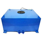 20 GALLON/76L BLUE ALUMINUM RACING/DRIFT FUEL/GAS CELL TANK+CAP+LEVEL SENDER