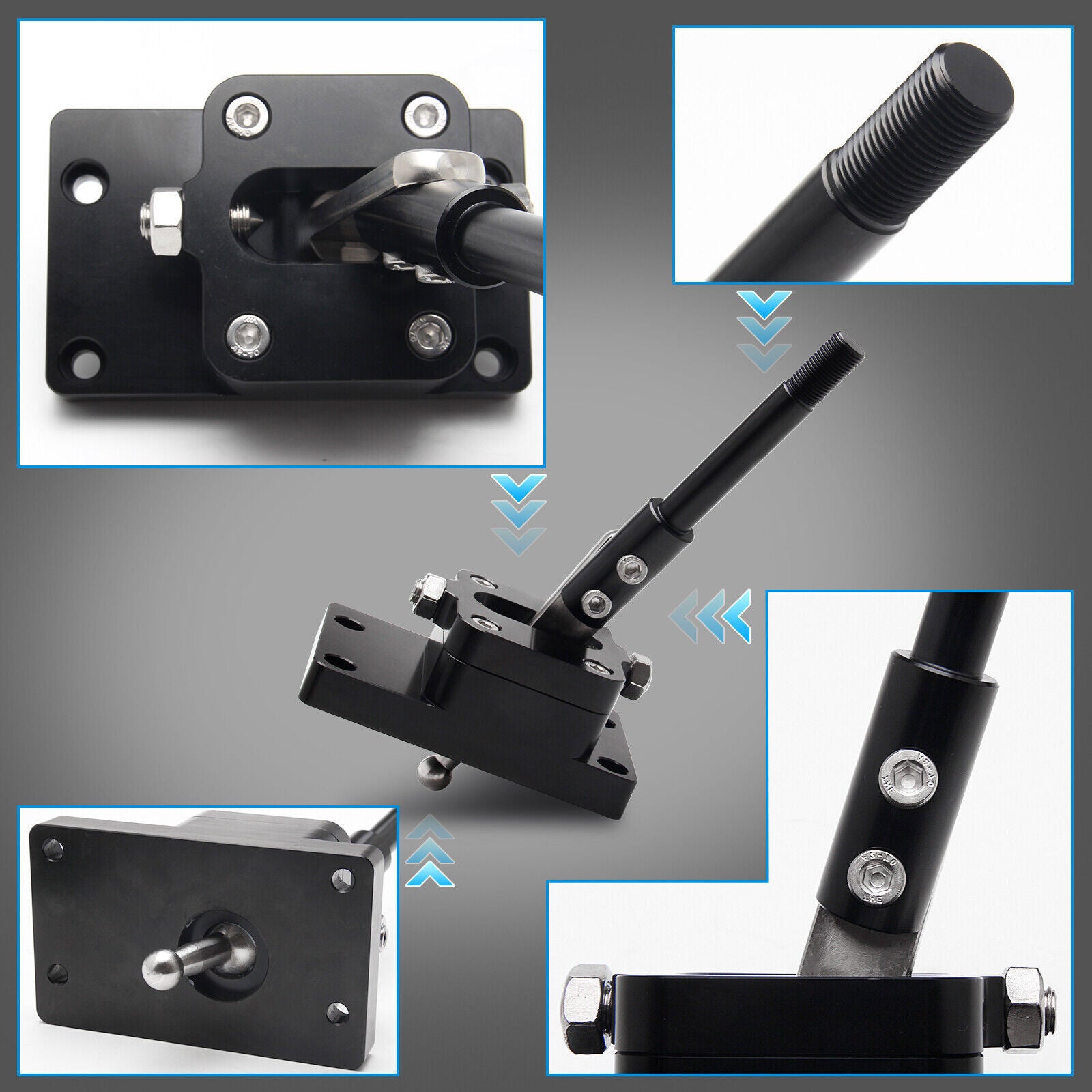 T56 6-Speed Billet Short Throw Shifter for F-Body Camaro Firebird LS1 93-02 BK