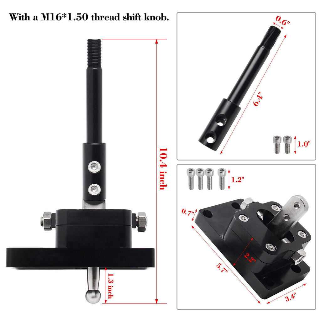 T56 6-Speed Billet Short Throw Shifter for F-Body Camaro Firebird LS1 93-02 BK