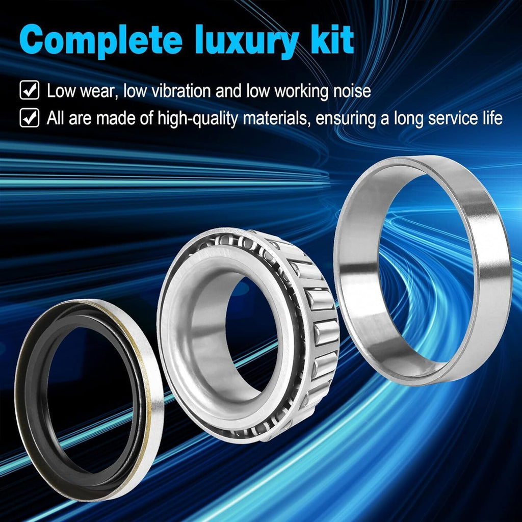 2 Pair Wheel Hub Trailer Bearing Kit L68149 L44649 for 3500 Lbs Trailer Axle #84