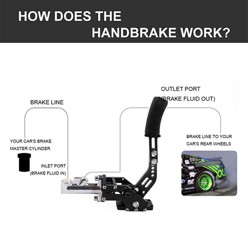 Universal Car Racing Aluminum Hydraulic Handbrake Drift Hand Brake Parking