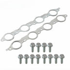 Exhaust Manifold Header Gasket Pair with Bolts Fit For LS1 4.8 5.3 5.7 6.0 6.2L