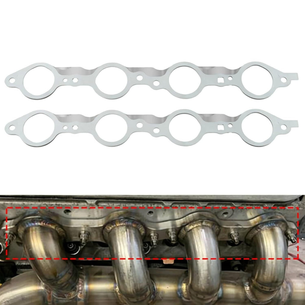 Exhaust Manifold Header Gasket Pair with Bolts Fit For LS1 4.8 5.3 5.7 6.0 6.2L