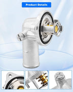 Upgrade Aluminium Thermostat Housing Assembly For Jeep Cherokee Dodge Grand Cara