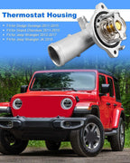 Upgrade Aluminium Thermostat Housing Assembly For Jeep Cherokee Dodge Grand Cara
