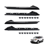 4PCS Left Right Side Windshield A-Pillar Molding Trim for 11-19 Ford Explorer, BB5Z7803137AA