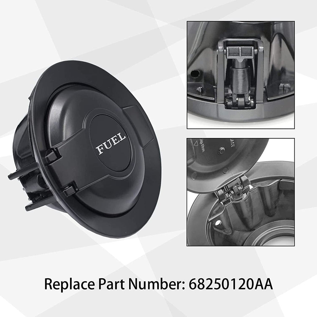 Fuel Gas Door Vapor Edition Matte Fit for 2008-19 Dodge Challenger 68250120AA US