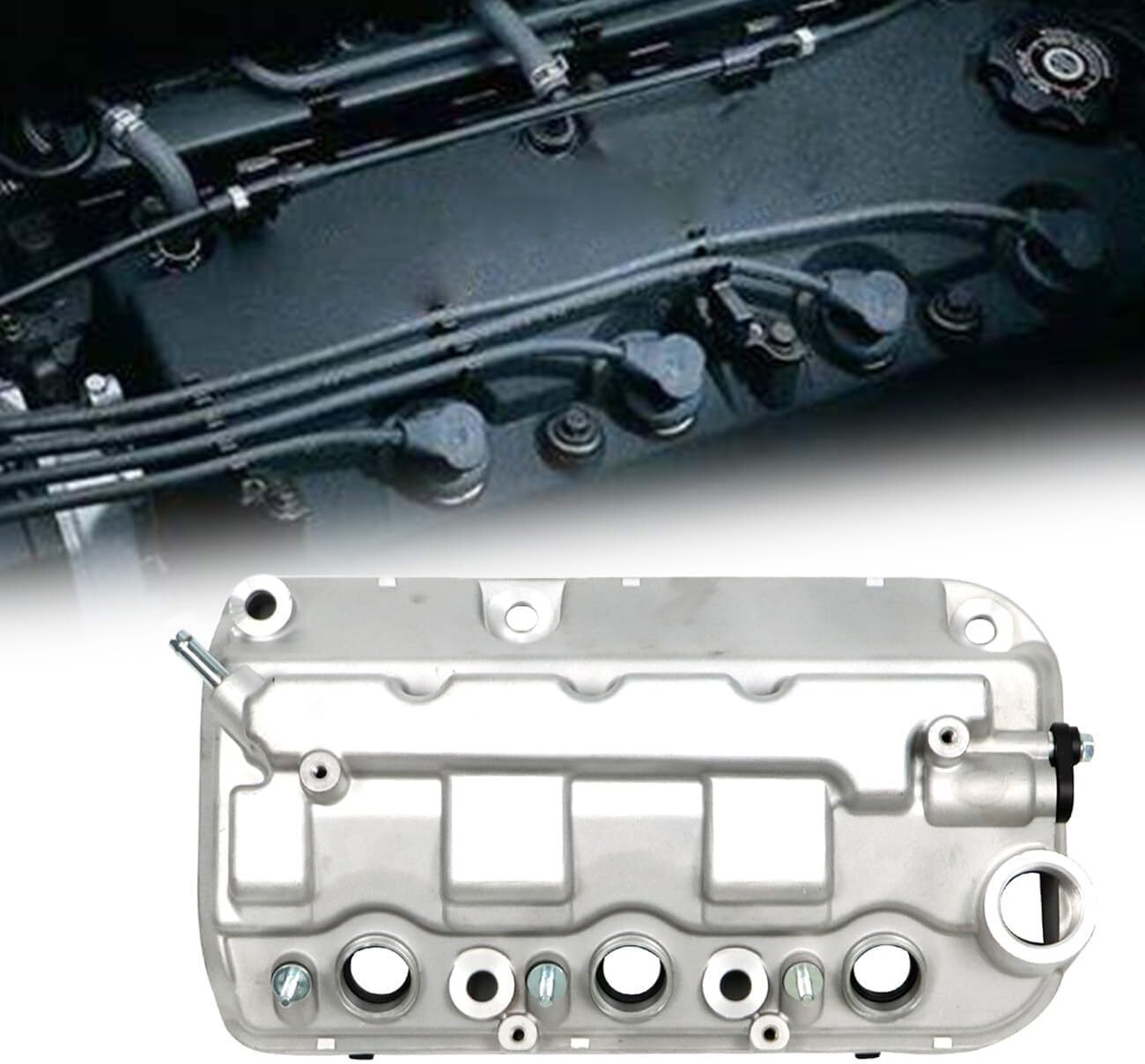 Front Cylinder Valve Cover for 2008 2009 2010 2011 2012 Honda Accord Coupe Sedan