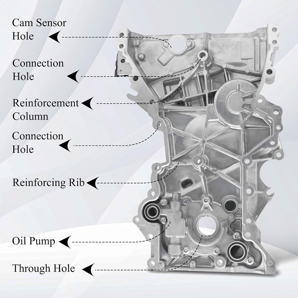213502E350 Timing Chain Oil Pump Cover FOR 2014-2019 Kia Soul 2.0L & Hyundai