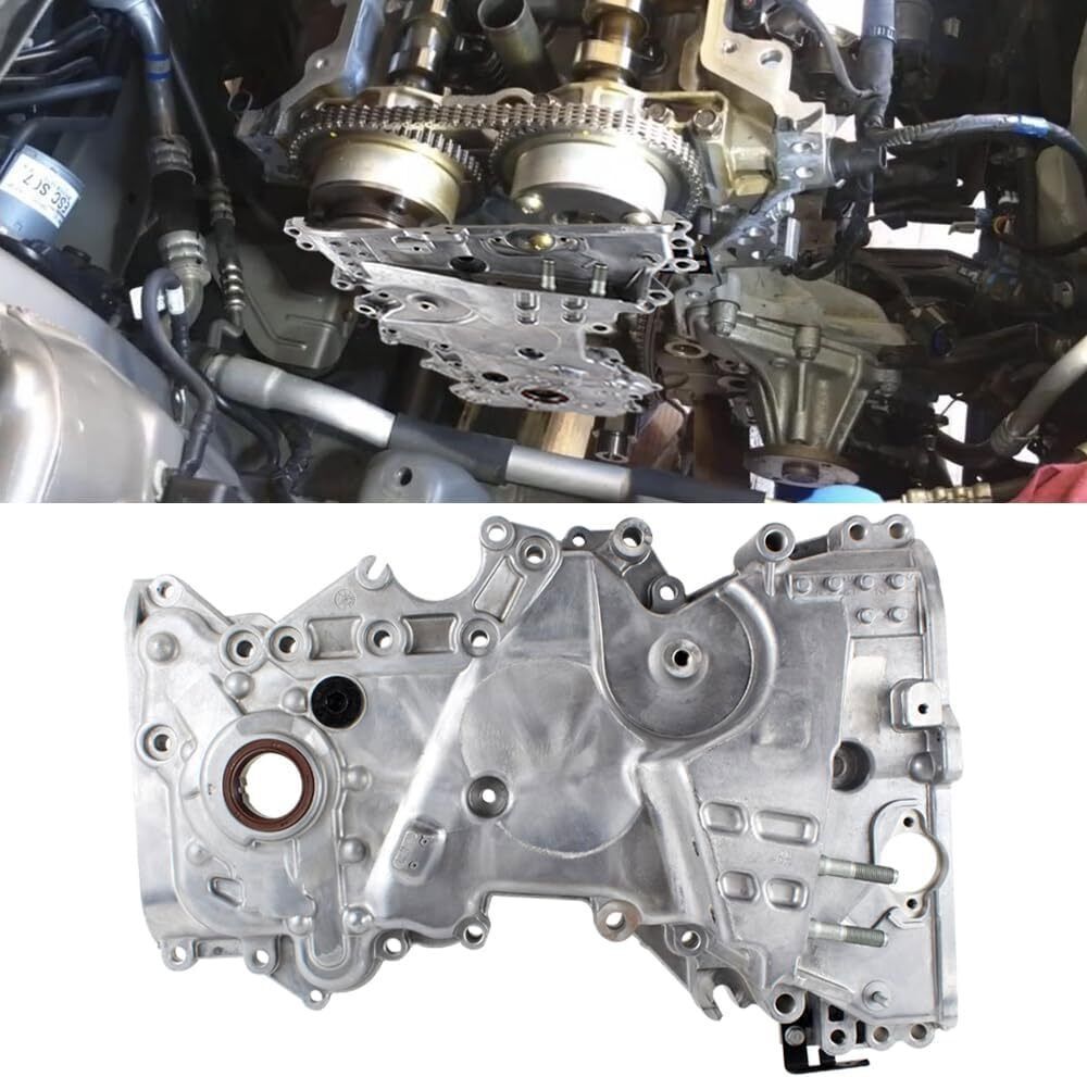 213502E350 Timing Chain Oil Pump Cover FOR 2014-2019 Kia Soul 2.0L & Hyundai