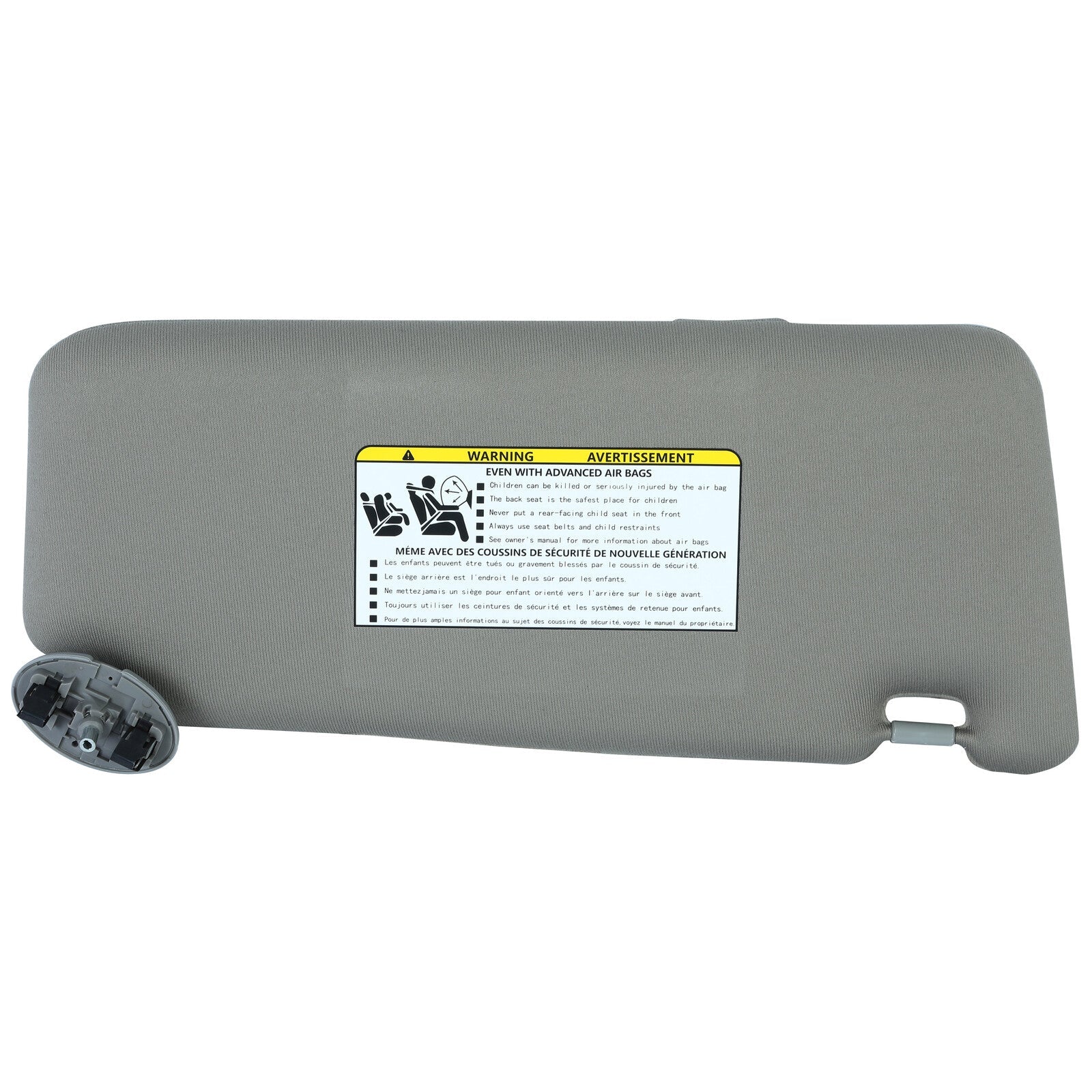 For Toyota Camry 2007-2011 Left Driver Side Sun Visor Sunshade Without Sunroof