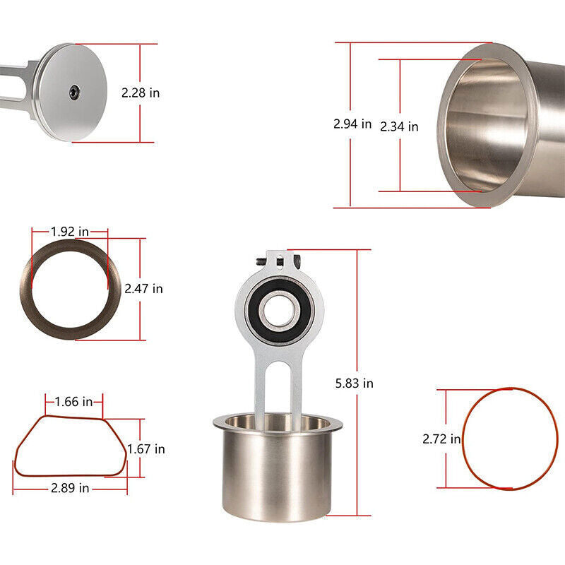 KK-4835 Compressor Piston Kit Connecting Rod Kit with Bearing For Craftsman