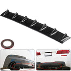 For Acura TL 2004-2008 Rear Bumper Diffuser 7 Fins Spoiler Lip Splitter Wing