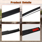 2PCS ROOF DRIP MOLDING FOR 2005-2015 TOYOTA TACOMA DOUBLE CAB RH&LH 75551-04063