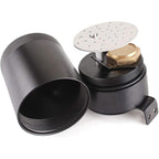 New 2 Port Reservoir Baffled Tank Oil Catch Can Drain Valve Breather Kits Black