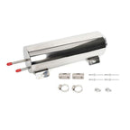 3" X 10" Radiator Coolant Overflow Tank Universal Polished Stainless Steel 32 OZ