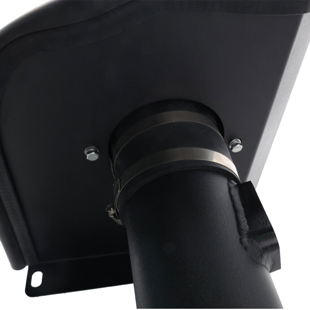 Black Cold Air Intake+Heat Shield Kit  for 2014-2018 Chevy GMC 1500 5.3L 6.2L