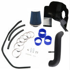 Black Cold Air Intake+Heat Shield Kit  for 2014-2018 Chevy GMC 1500 5.3L 6.2L