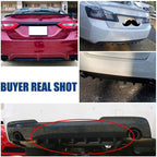 Universal Black Look Rear Lower Bumper Diffuser Fin Spoiler Lip Wing Splitter