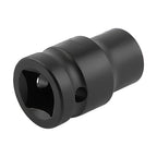 1 Pack Deep Impact Socket Set 1/2" Metric Drive 8-32mm SAE Impact Sockets w/Case