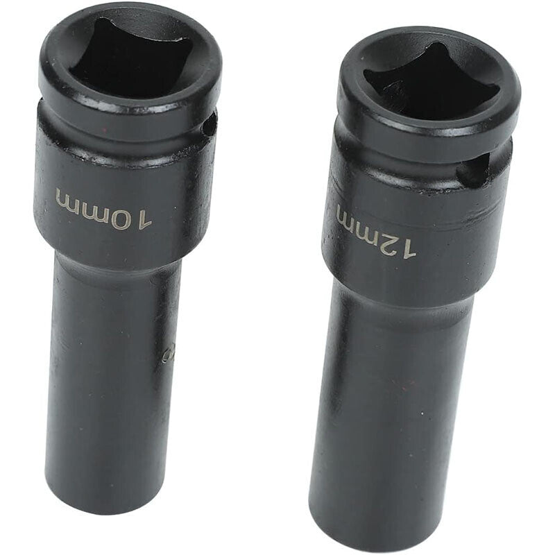1 Pack Deep Impact Socket Set 1/2" Metric Drive 8-32mm SAE Impact Sockets w/Case