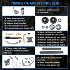 For GM Terrain Chevy Equinox 2.2L 2.4L Ecotec Timing Chain Kit with Water Pump