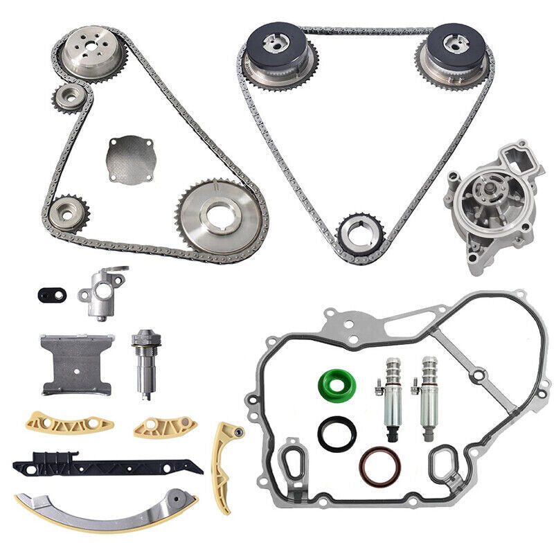 For GM Terrain Chevy Equinox 2.2L 2.4L Ecotec Timing Chain Kit with Water Pump