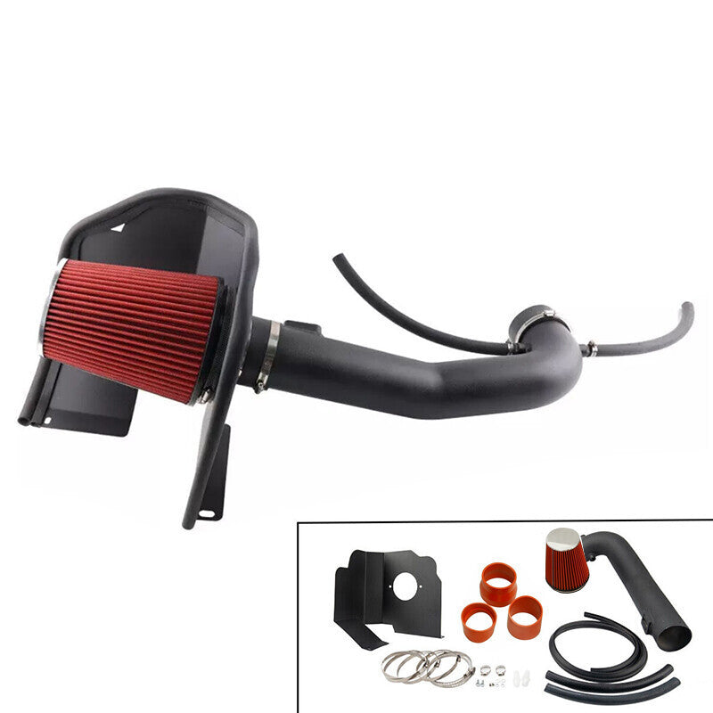 Cold Air Intake Kit w/ Filter Shield Fit for 2014-2018 Chevy GMC 1500 5.3L 6.2L