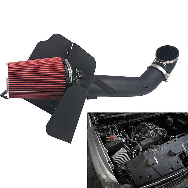 Cold Air Intake System Heat Shield For 2009-2013 Chevy GMC V8 4.8L 5.3L 6.0L Red