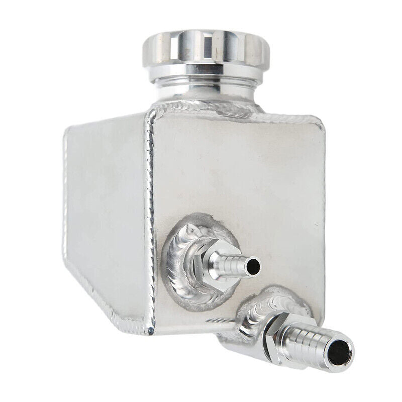 Aluminum Power Steering Pump Fluid Reservoir Tank Fit For LS1 LS2 V6 V8 VT VY
