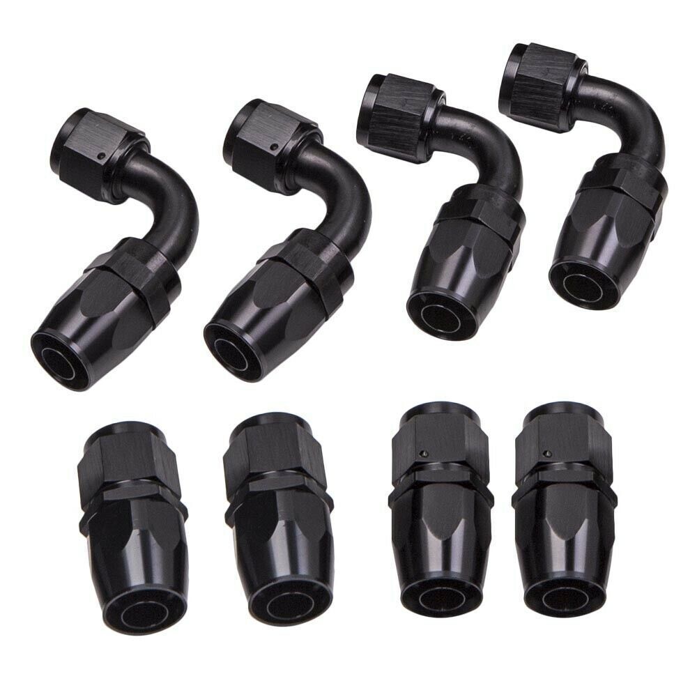 4 Port Oil Catch Can Breather with Hose Kit 10AN for Honda Acura Turbo Universal