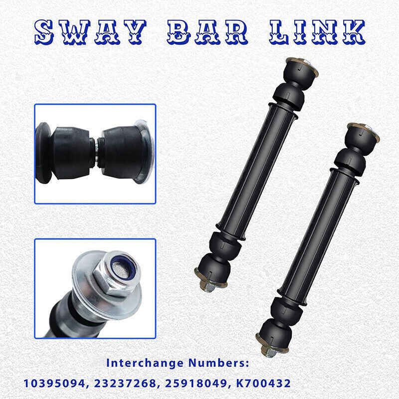 2X Front Sway Bar End Link K700432 For 2007-2016 Chevrolet Escalade Avalanche