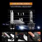 2x New D4S Xenon HID Headlight Bulbs 6000K For Lexus Toyota 42402 66440 set