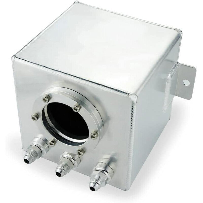 2L Aluminum High Flow Swirl Fuel Surge Pot Tank AN6 For 044 External Fuel Pump S