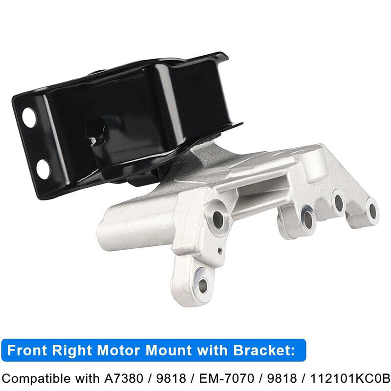 Engine Motor & Trans Mount Set For 2013-2019 Nissan Sentra 1.8L A4360 A7376
