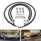 Allison Transmission Cooler Lines For 06-10 Chevy/GMC 6.6l Duramax w/ Fittings