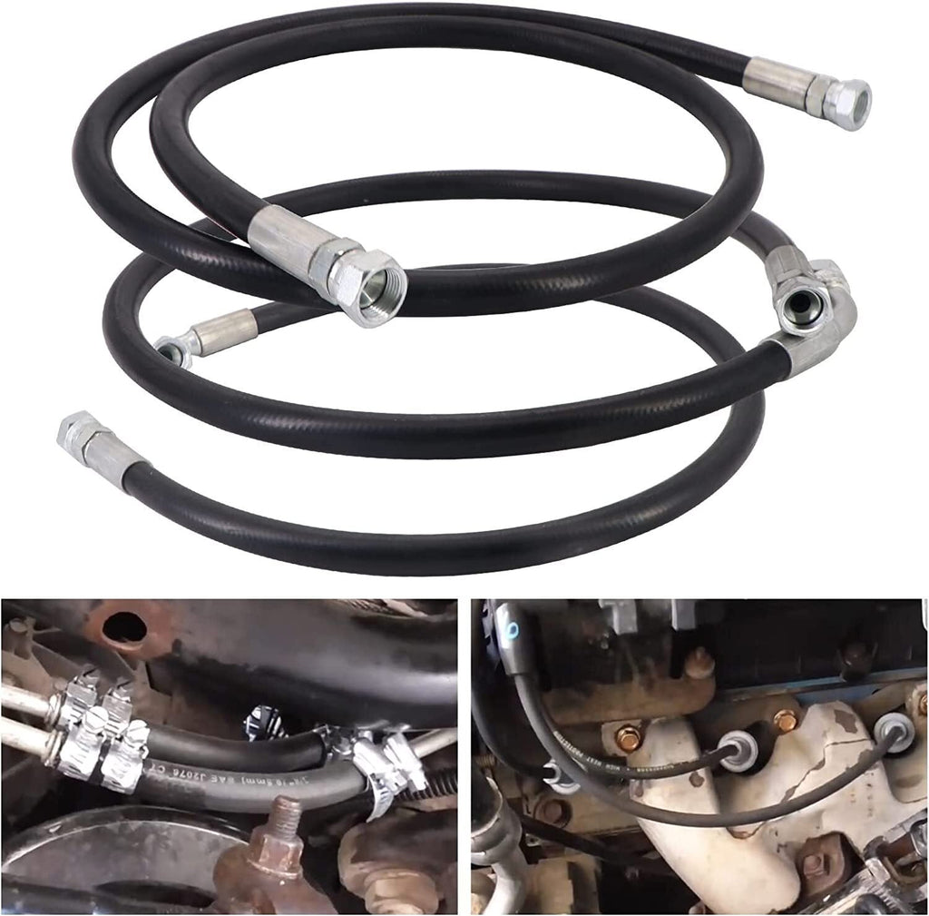 Allison Transmission Cooler Lines For 06-10 Chevy/GMC 6.6l Duramax w/ Fittings