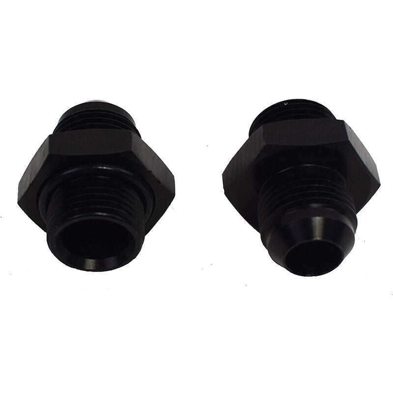 AN10 10AN Male Aluminum Inline Fuel Shut Off Valve w/ Cable Lever Black