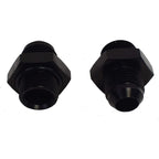 AN10 10AN Male Aluminum Inline Fuel Shut Off Valve w/ Cable Lever Black