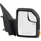 Passenger Right Side Door Mirror Power + Lamp 8 Pins For 15-20 Ford F-150