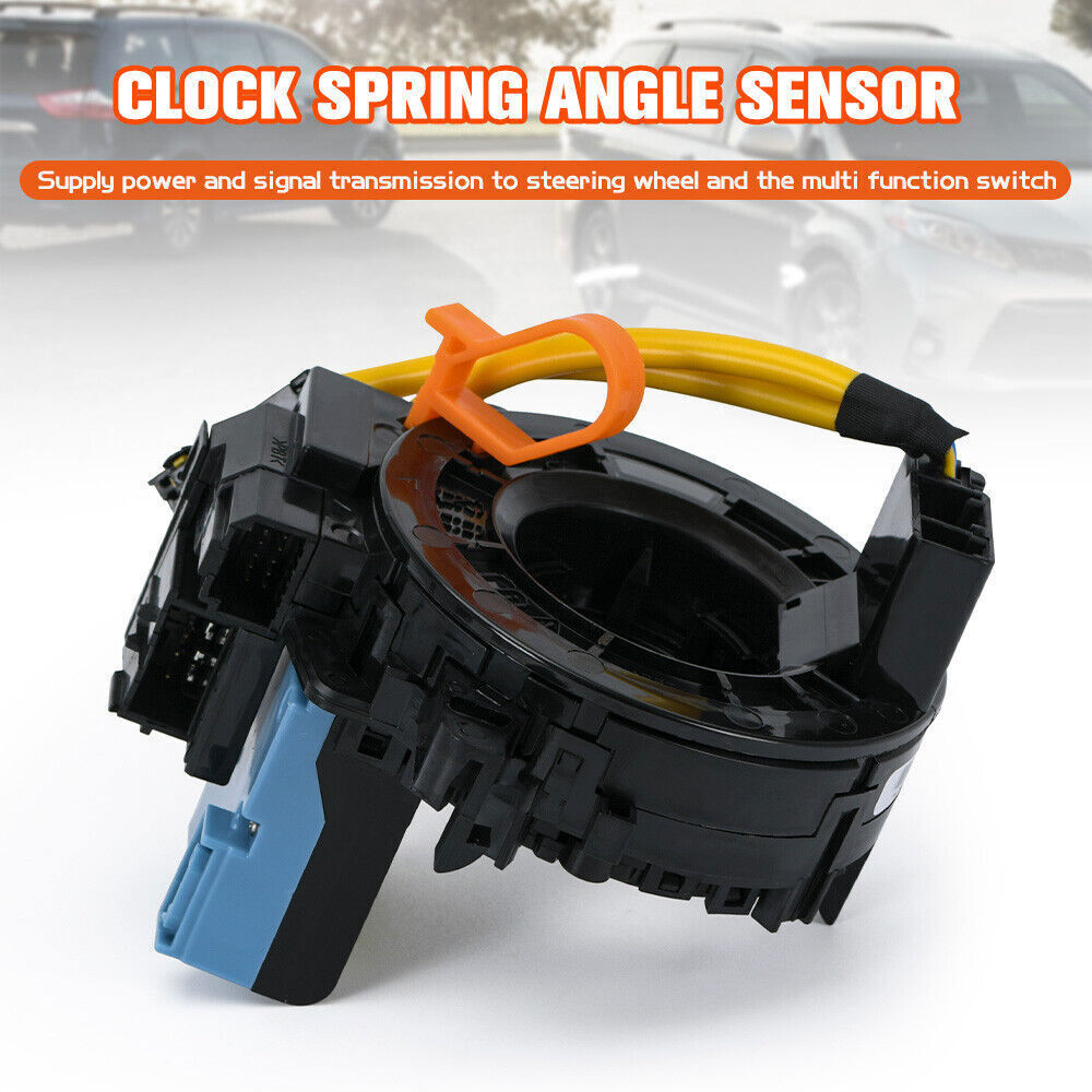 Spiral Cable Clock Spring W/ Angle Sensor For 11-18 Toyota Sienna 89245-0E020