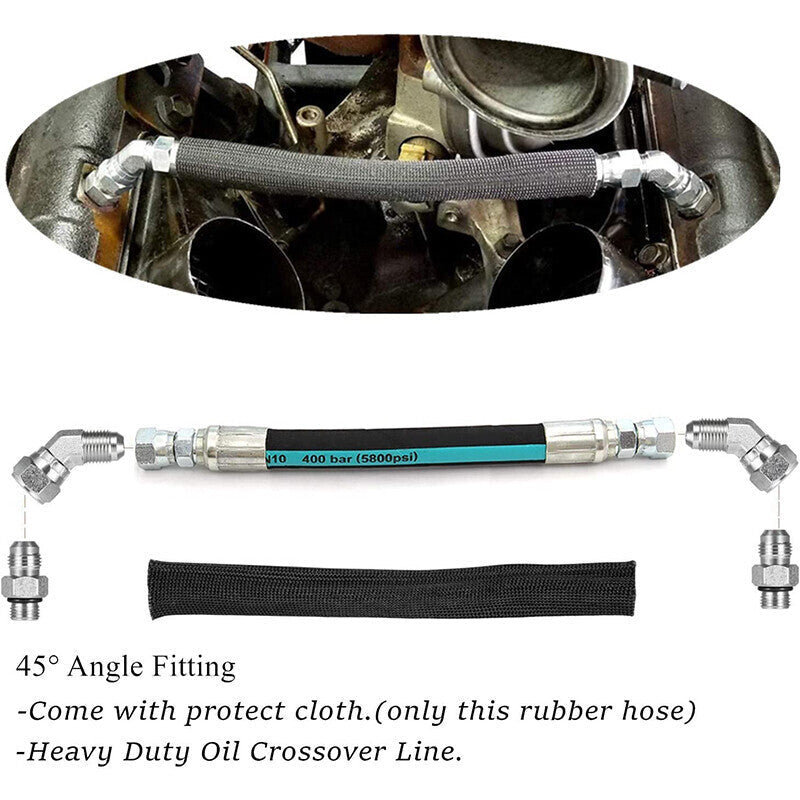 High Pressure Oil Pump HPOP Hoses Lines Kits For 1999-2003 Ford Powerstroke 7.3L