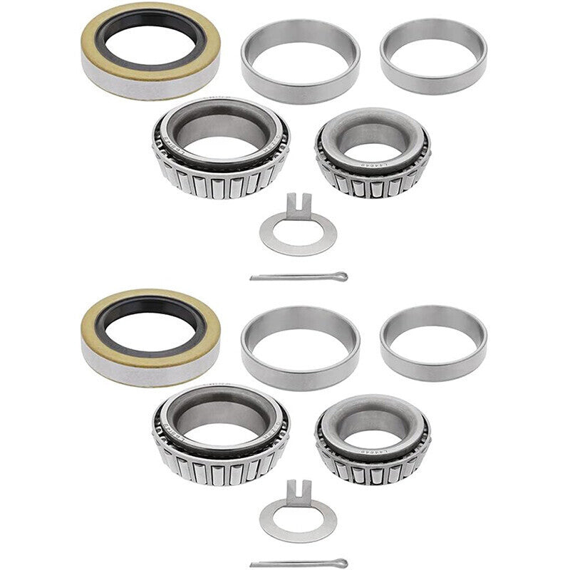 (2) Trailer Wheel Bearing Fits For L68149 L44649 3500# 1.719'' Spindle #84 Axle
