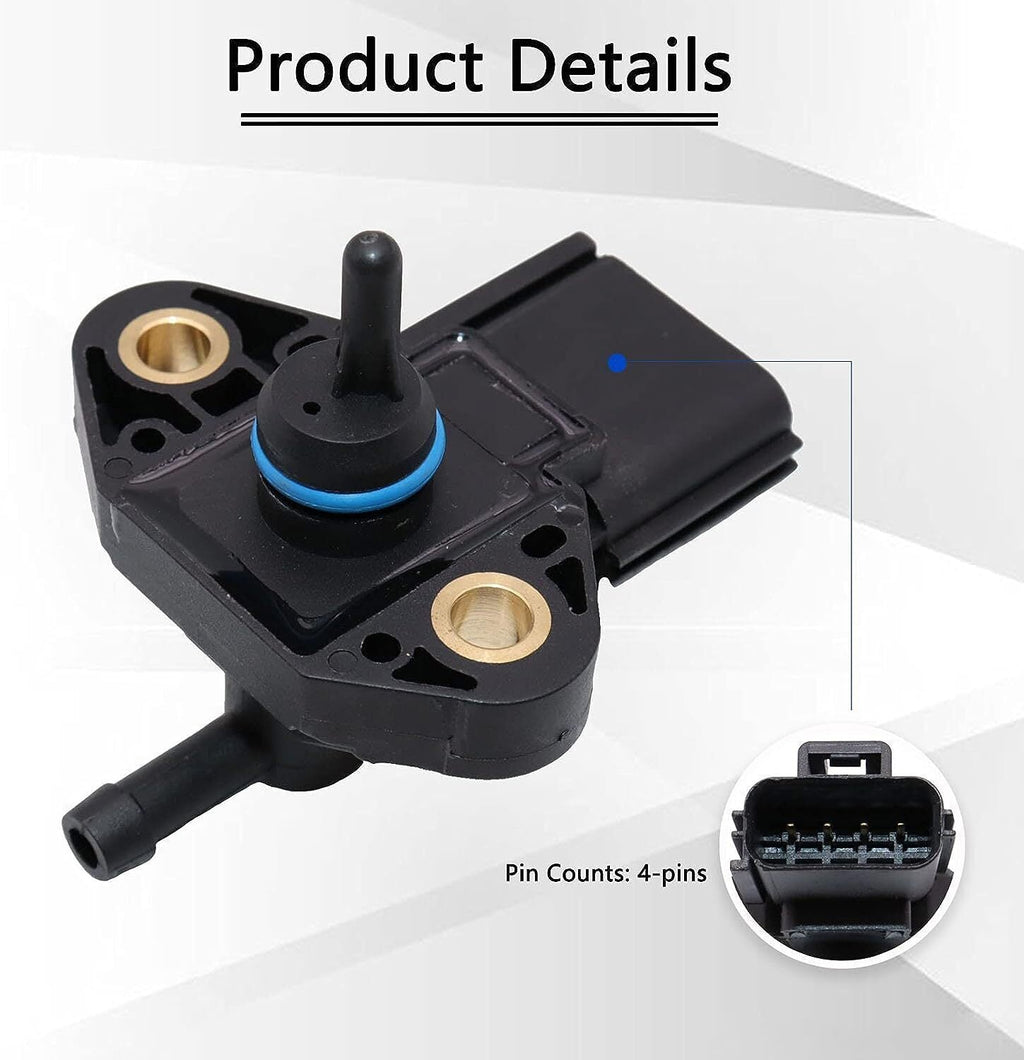 3F2Z-9G756-AC For 2007-2014 CM-5229 Ford Injection Pressure Fuel Sensor US