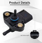 3F2Z-9G756-AC For 2007-2014 CM-5229 Ford Injection Pressure Fuel Sensor US