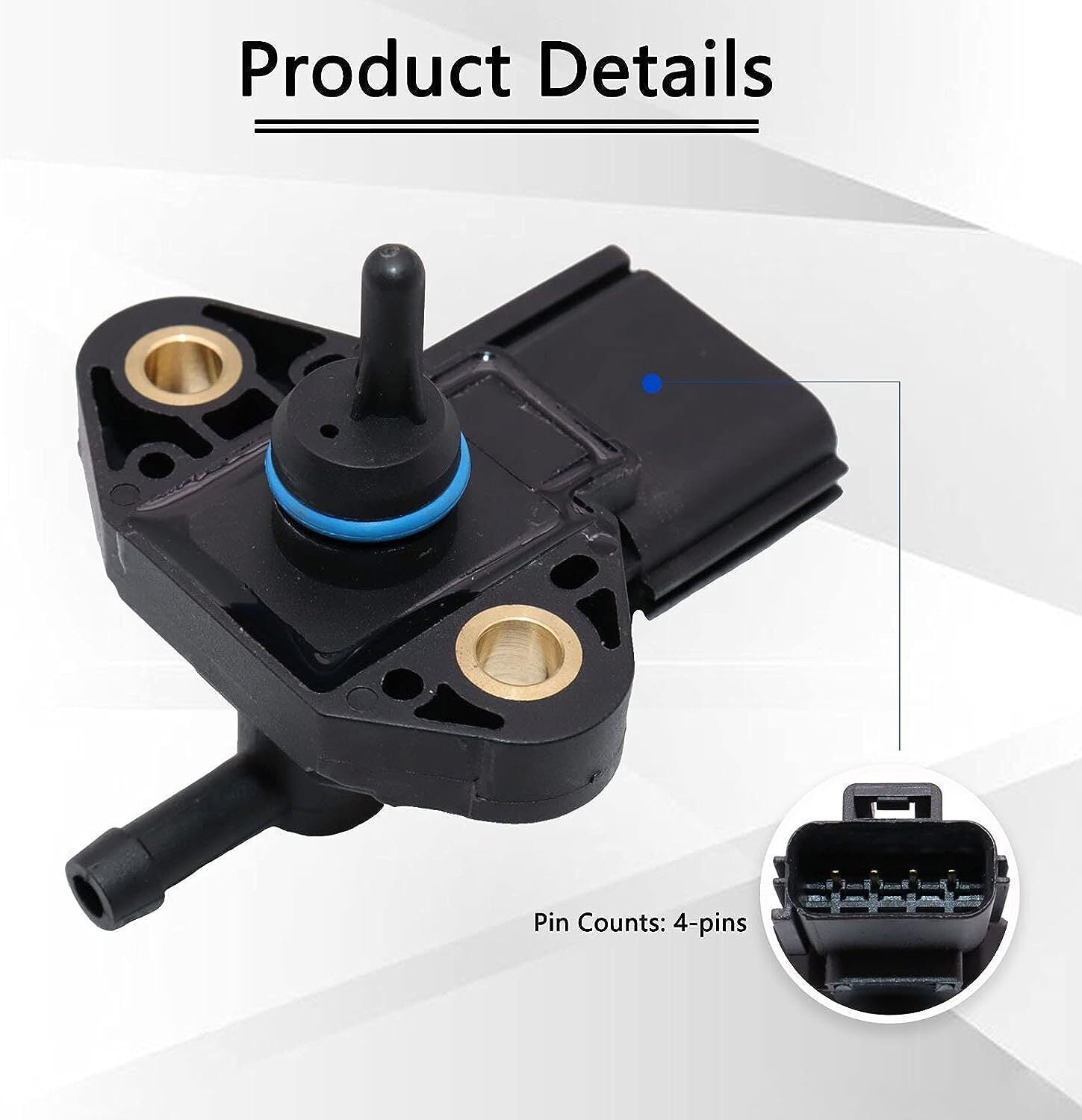 3F2Z-9G756-AC For 2007-2014 CM-5229 Ford Injection Pressure Fuel Sensor US