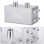 Universal Oil Catch Can Kit Breather Box for Honda Acura Turbo 4 Port
